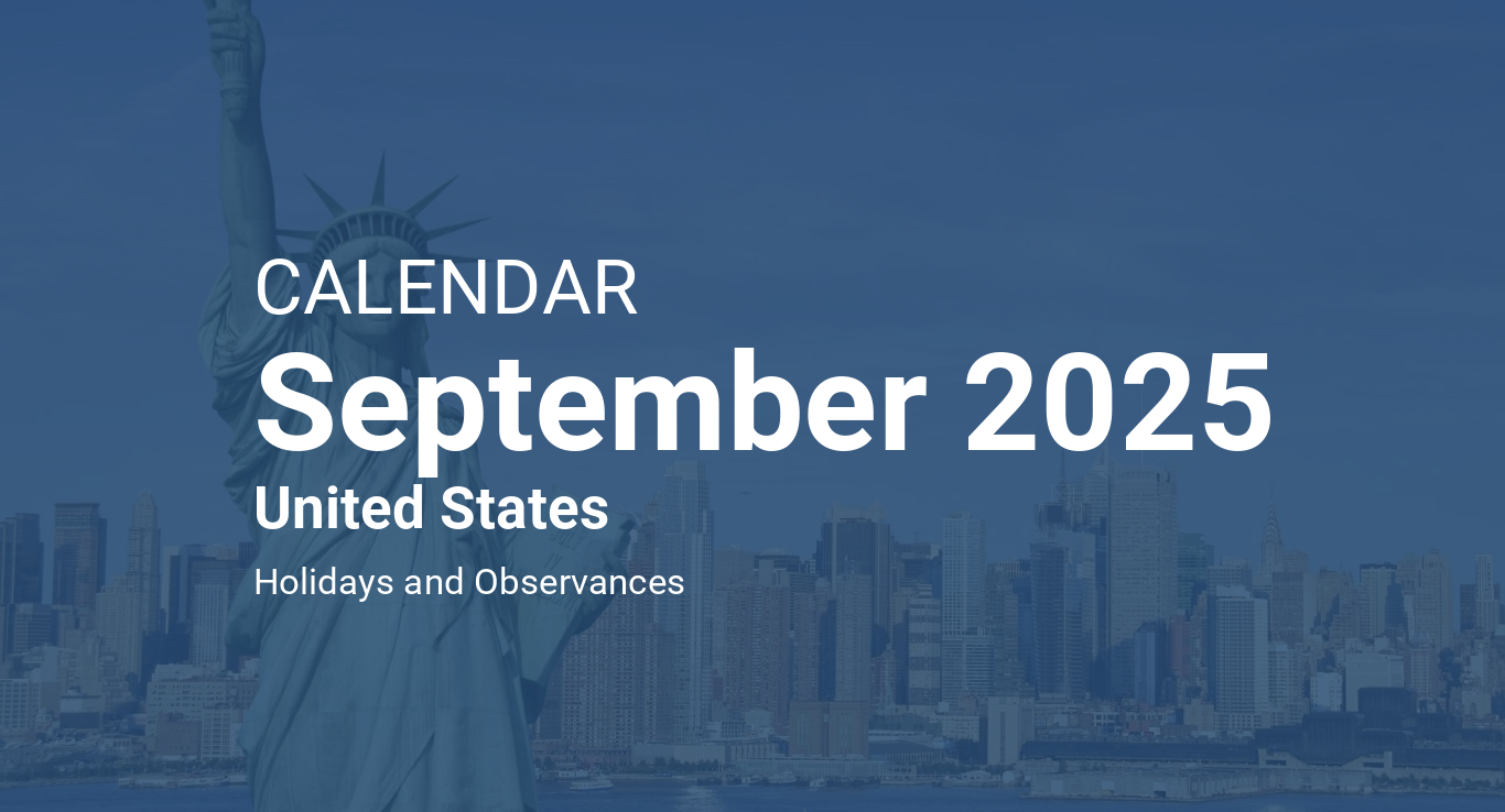 Calendar September 2025 With Holidays